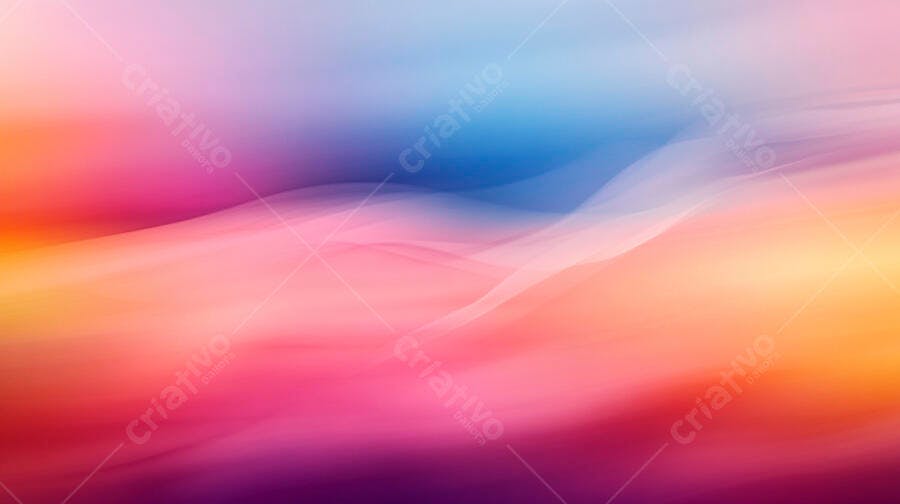 Gradiente abstrato de cores vibrantes suaves e fluidas