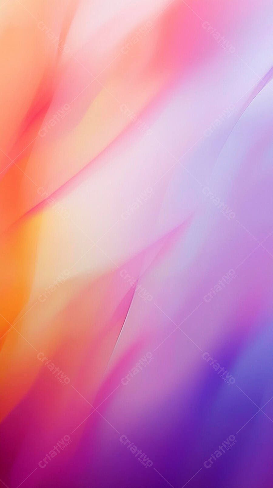Gradiente abstrato com transição de cores vibrantes laranja rosa e roxo azul