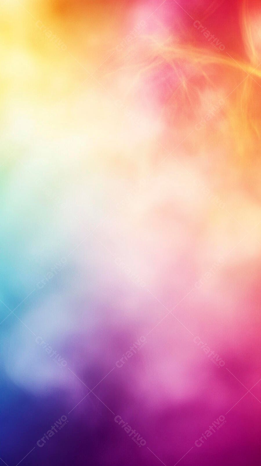 Fundo abstrato gradiente vibrante com tons pastel suave e luz difusa