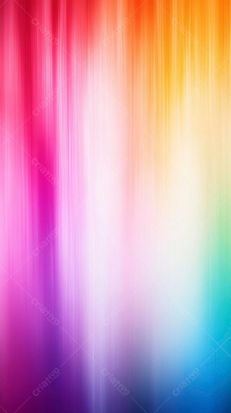 Fundo abstrato vertical colorido e brilhante com gradiente arco-íris