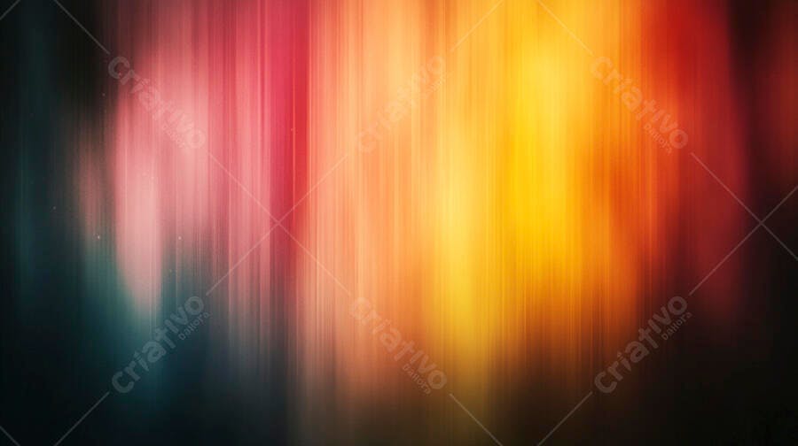 Fundo abstrato com listras verticais coloridas em tons quentes e frios
