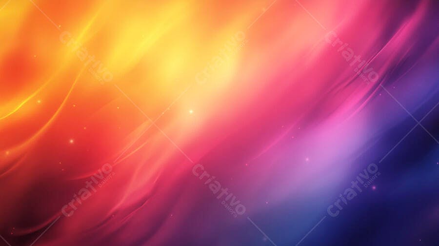 Luzes abstratas coloridas com brilhos energia e ondas dinâmicas