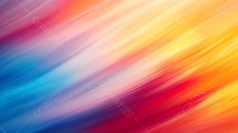 Fundo abstrato vibrante com linhas dinâmicas em azul laranja e vermelho