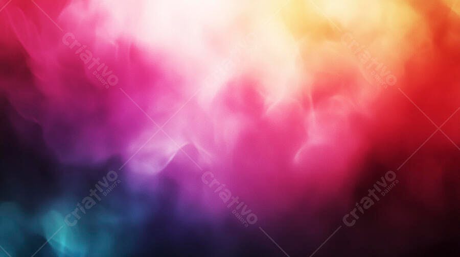 Fundo abstrato gradiente vibrante com transição de cores rosa roxo azul laranja