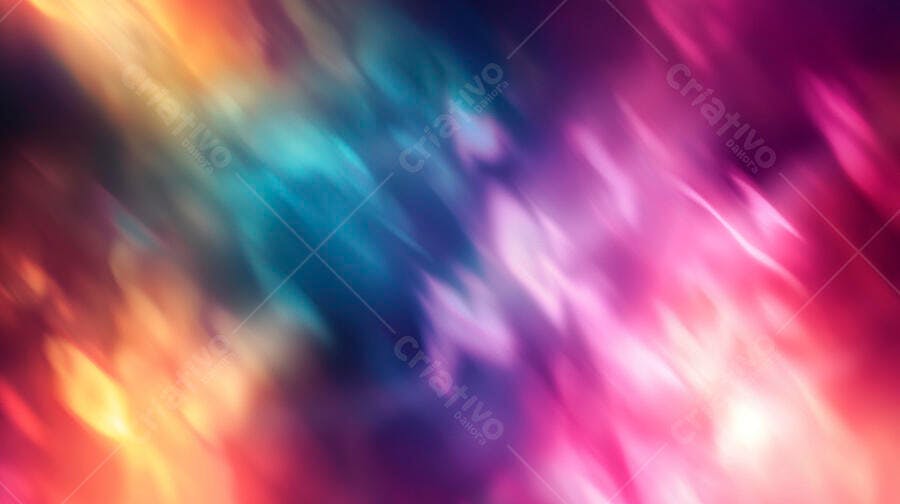 Luzes abstratas coloridas com efeito de movimento vibrante