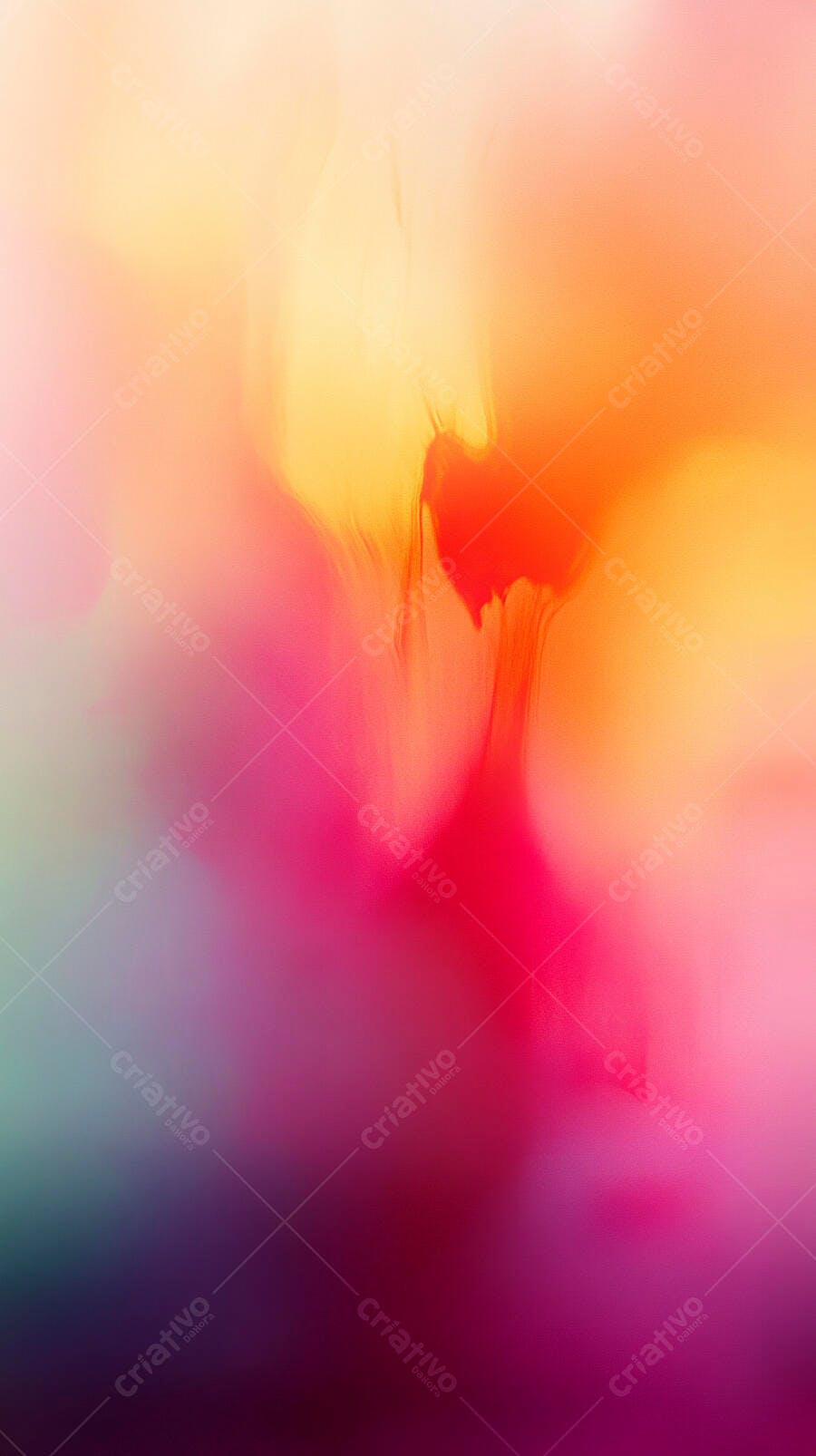 Gradiente abstrato vibrante de cores quentes e frias fundo etéreo moderno