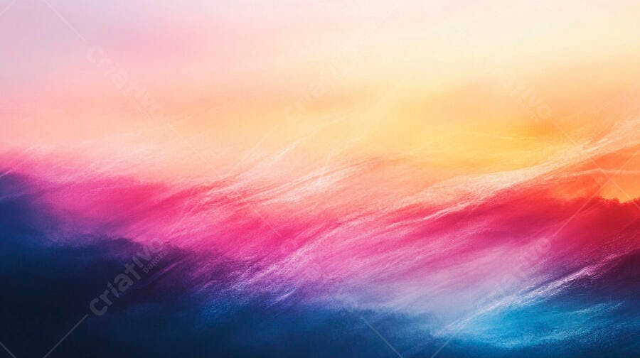 Gradiente vibrante colorido textura dinâmica amarelo rosa azul céu abstrato