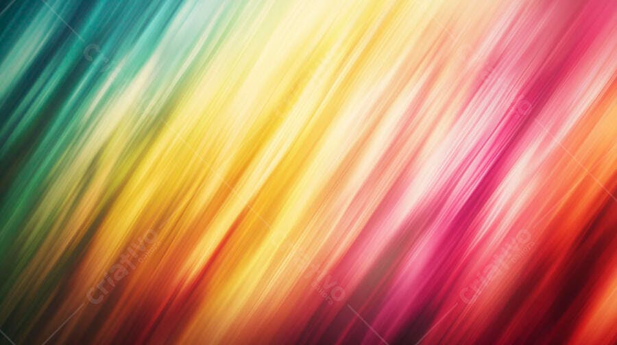 Fundo abstrato colorido com linhas diagonais vibrantes e dinâmicas