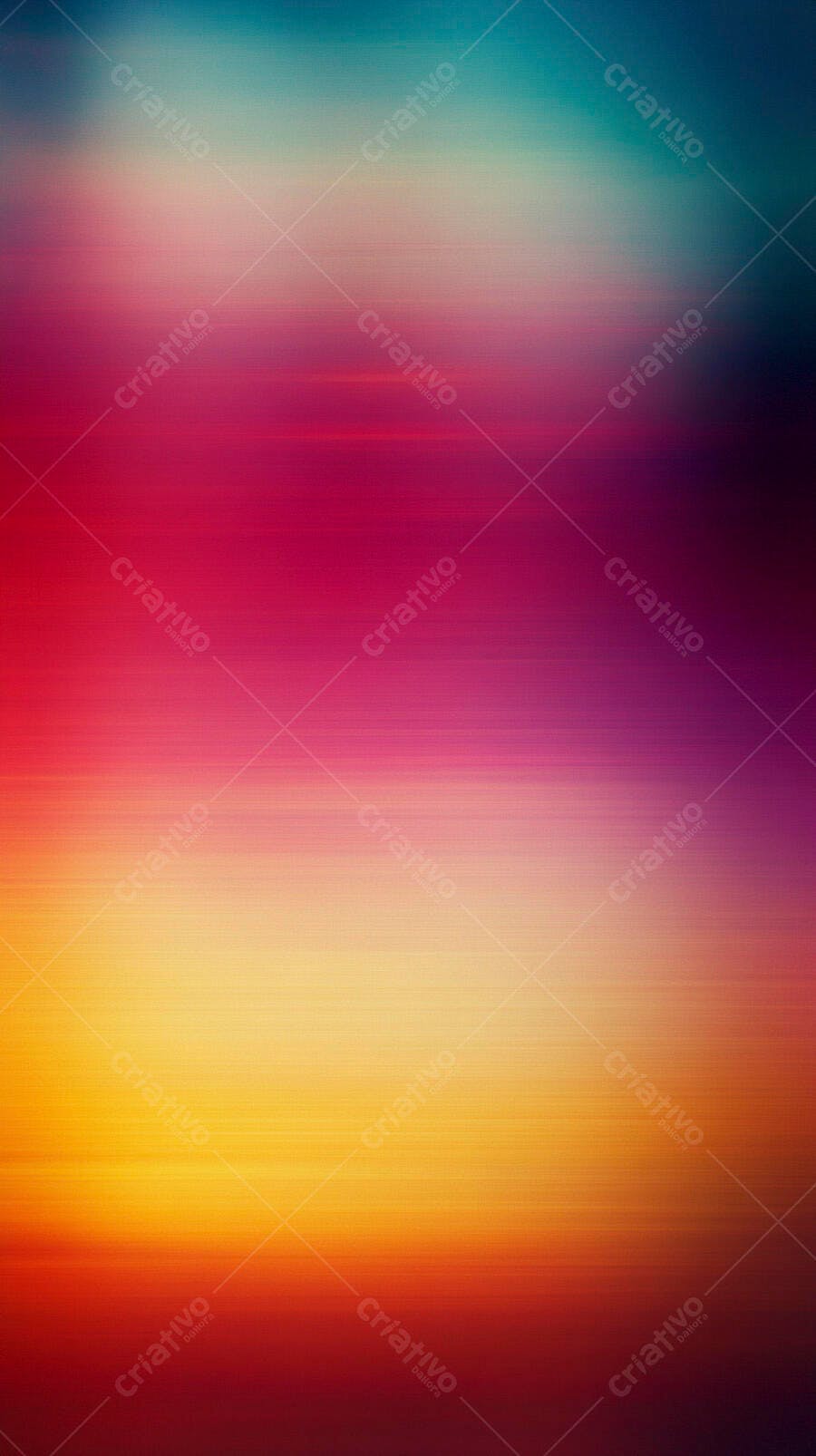 Fundo abstrato com gradiente de cores vibrantes ciano rosa laranja vermelho