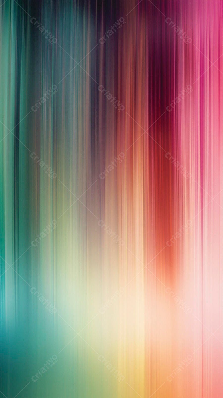 Fundo abstrato com listras coloridas vibrantes em gradiente vertical