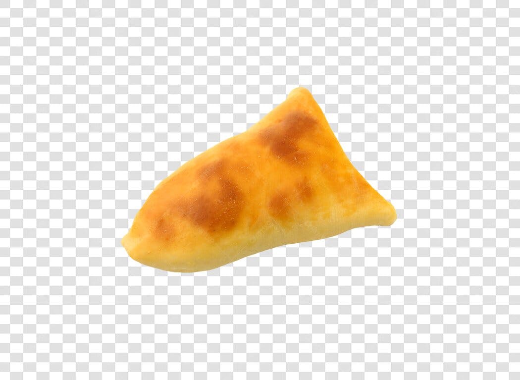 Esfiha fechada comida árabe lanche assado PNG com fundo transparente