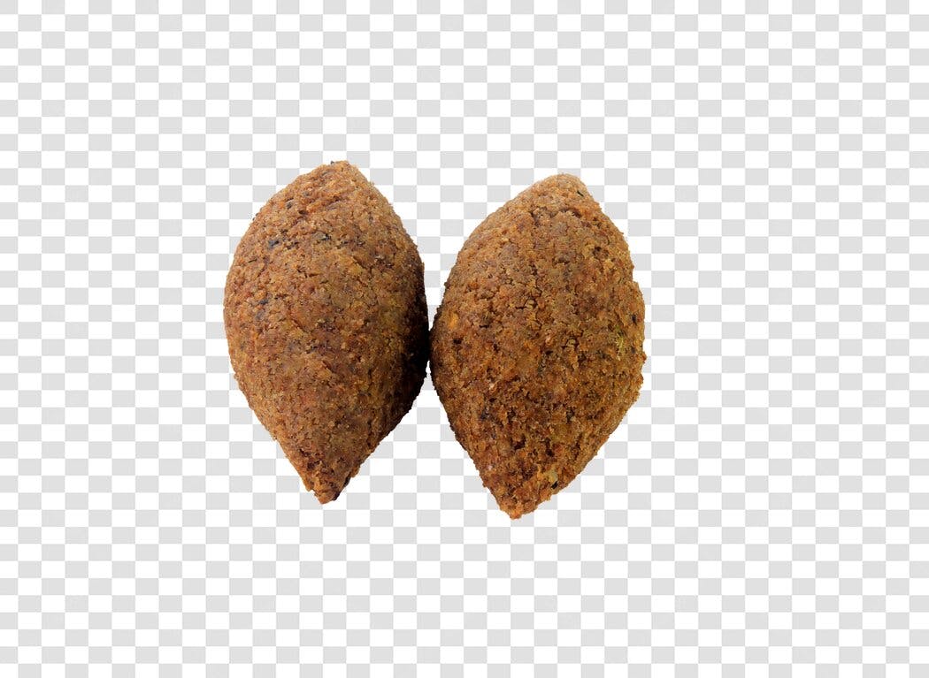 Salgado Árabe Kibe Frito Marrom Crocante PNG com fundo transparente