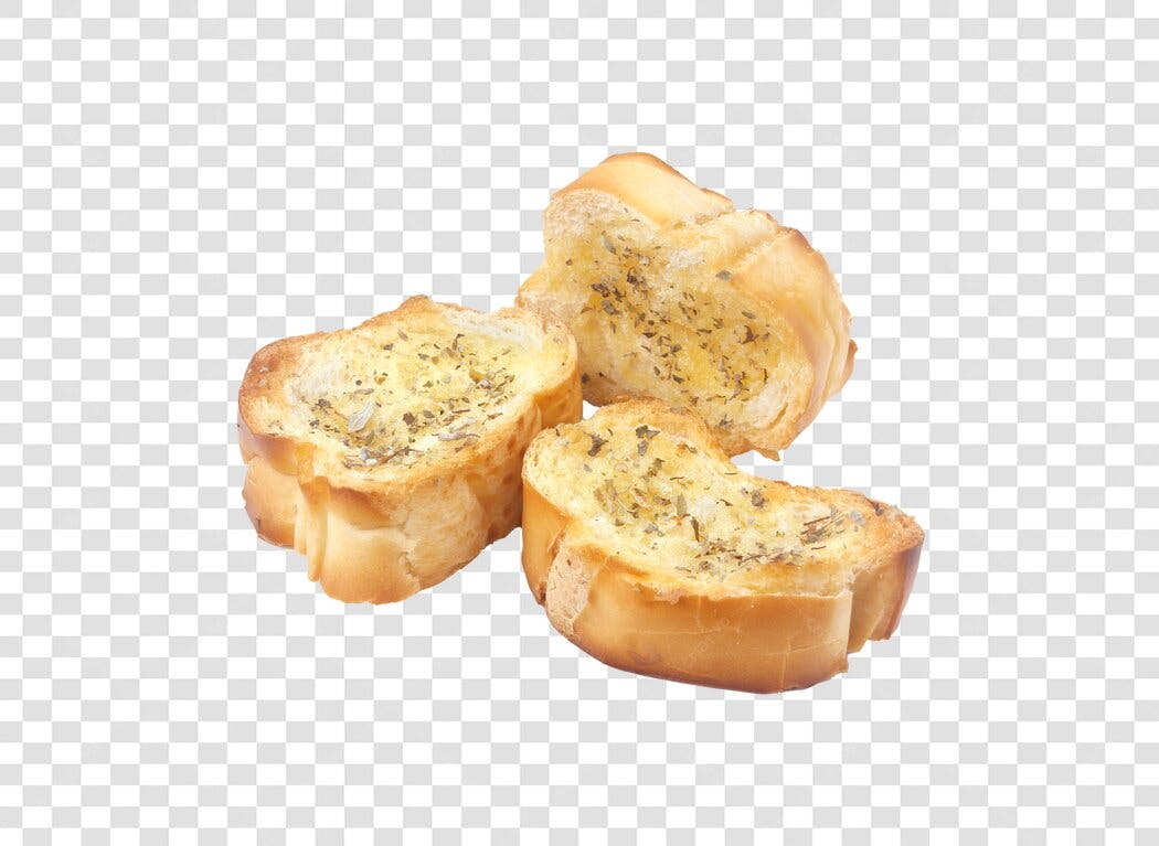 Imagem para Receitas Pão de Alho Fatiado Dourado PNG com fundo transparente