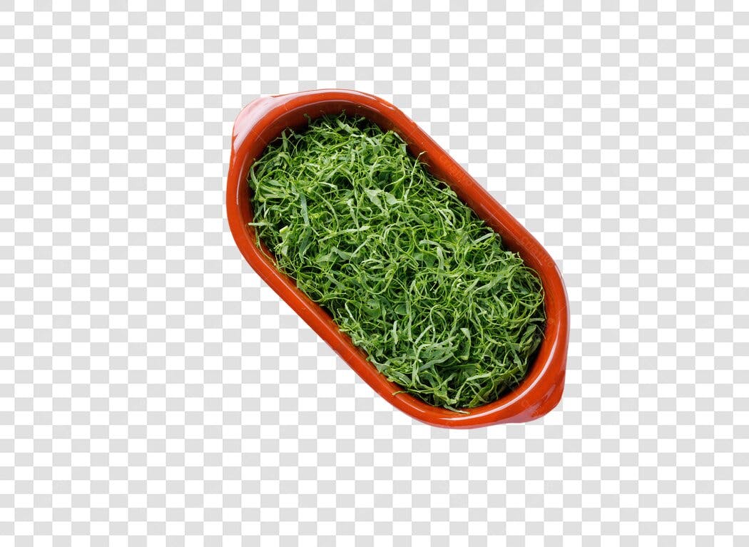 Imagem de Couve Picada Tigela Terracota Culinária Saudável PNG com fundo transparente