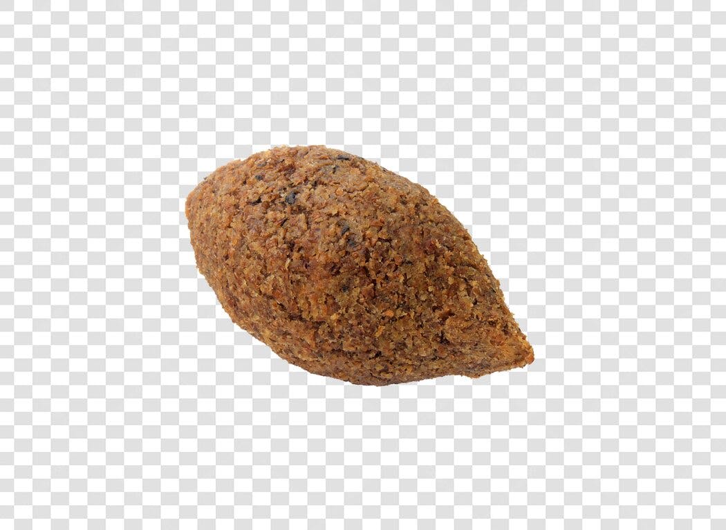 Alimento Quibe Frito Dourado PNG com fundo transparente para cardápio