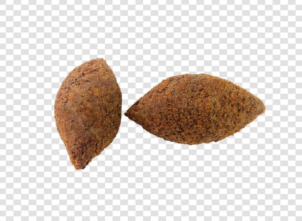 Salgado Quibe Frito Marrom Crocante Dois Itens PNG com fundo transparente