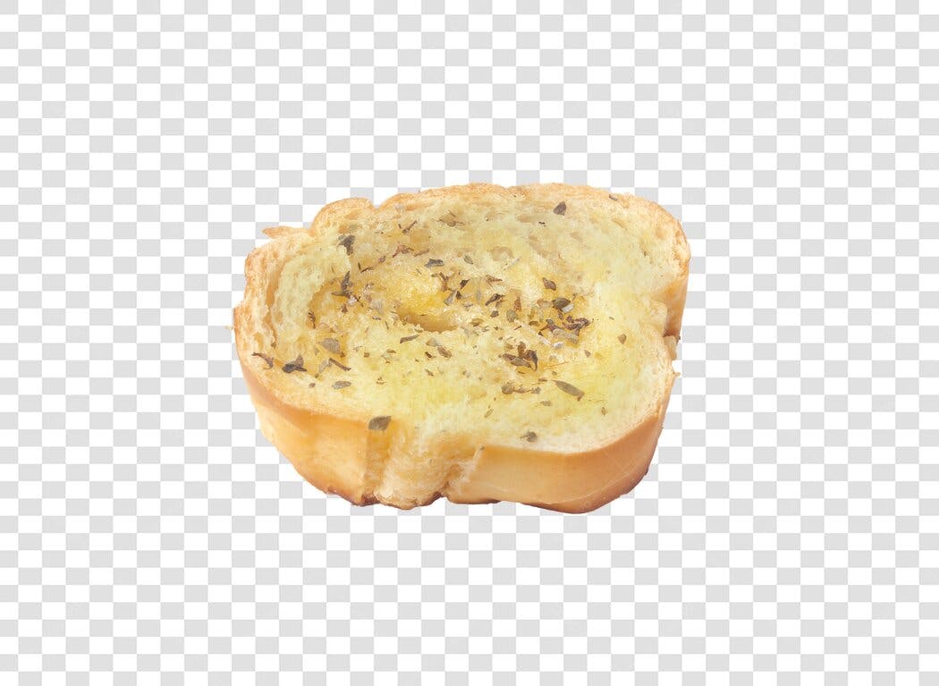 Comida Pão de Alho Dourado com Ervas PNG com fundo transparente