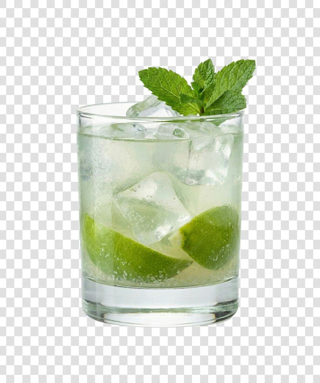 Post Instagram Caipiinha Refrescante Limão Hortelã PNG com fundo transparente