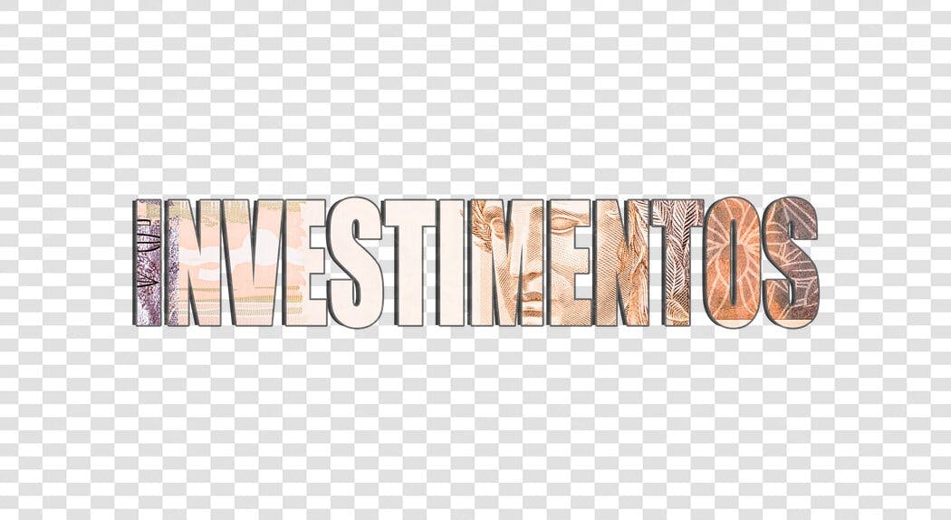 Título Marketing Financeiro Investimentos PNG com fundo transparente