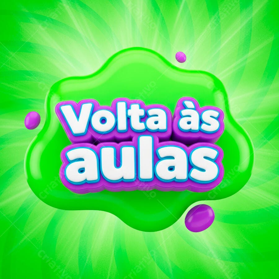 Post para Redes Sociais para Volta às Aulas PSD Editável