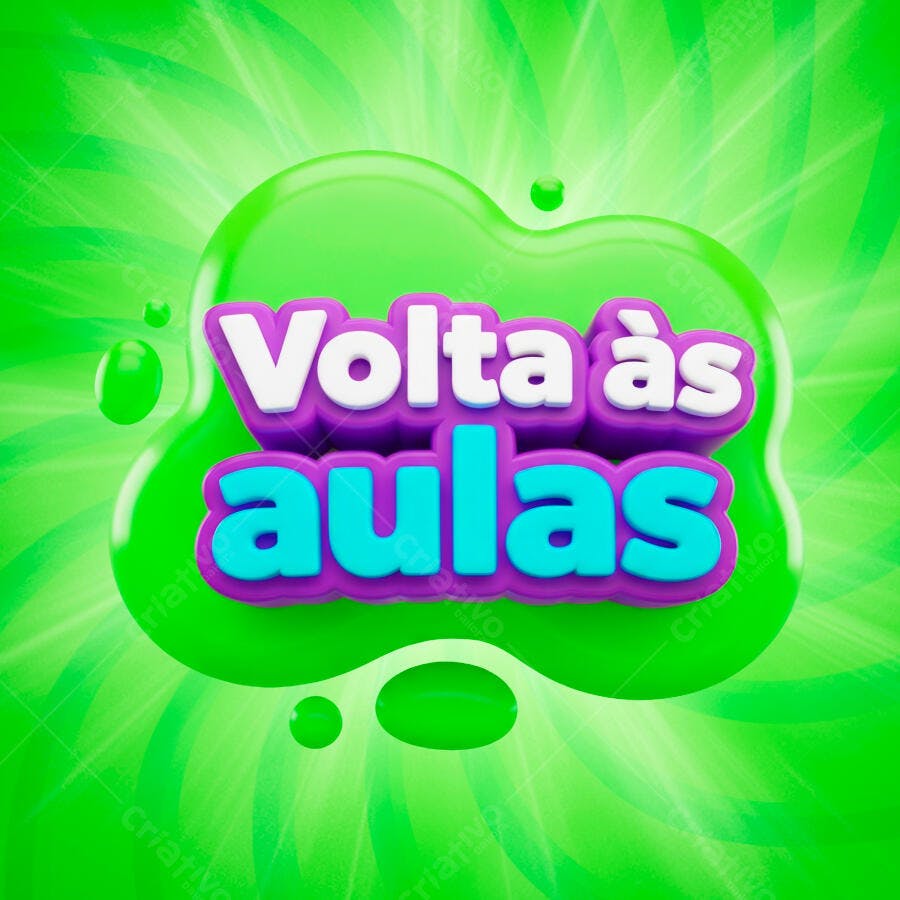 Post para Redes Sociais Volta às Aulas PSD Editável