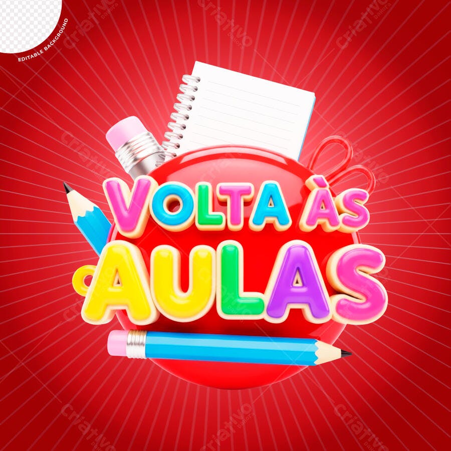 Post de Mídia Social para Volta às Aulas PSD Editável