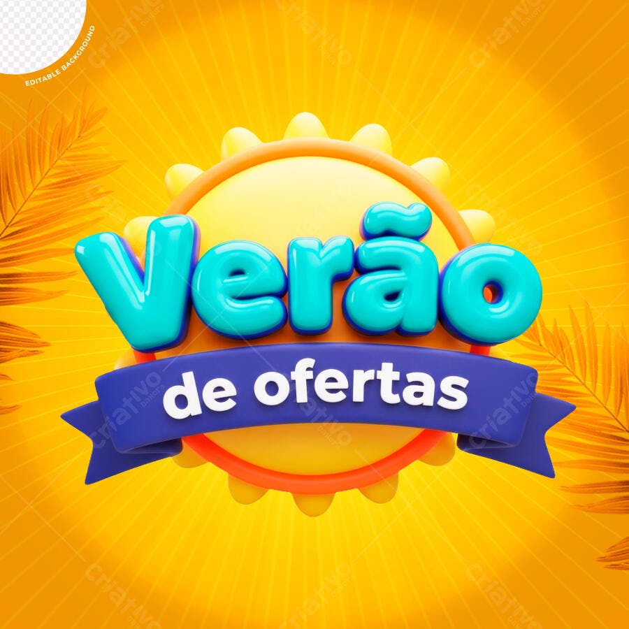 Verão de Ofertas Post Instagram PSD Editável