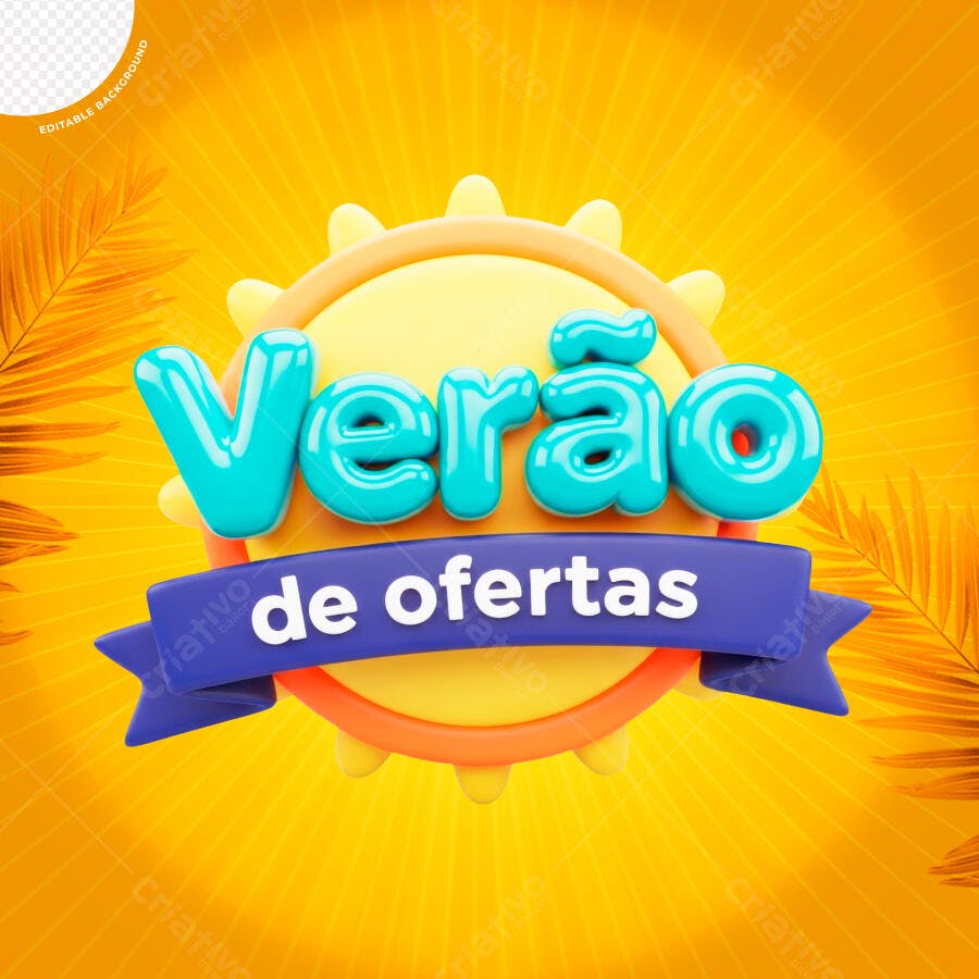 Post Verão de Ofertas Promoção PSD Editável