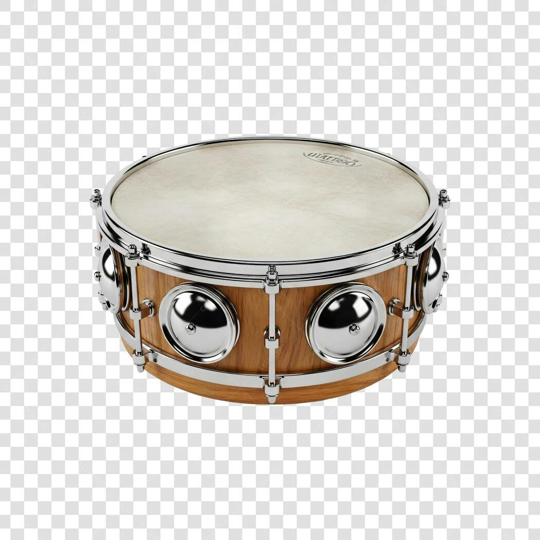 Foto Recortada Caixa de Bateria Instrumento Musical PNG Fundo Transparente