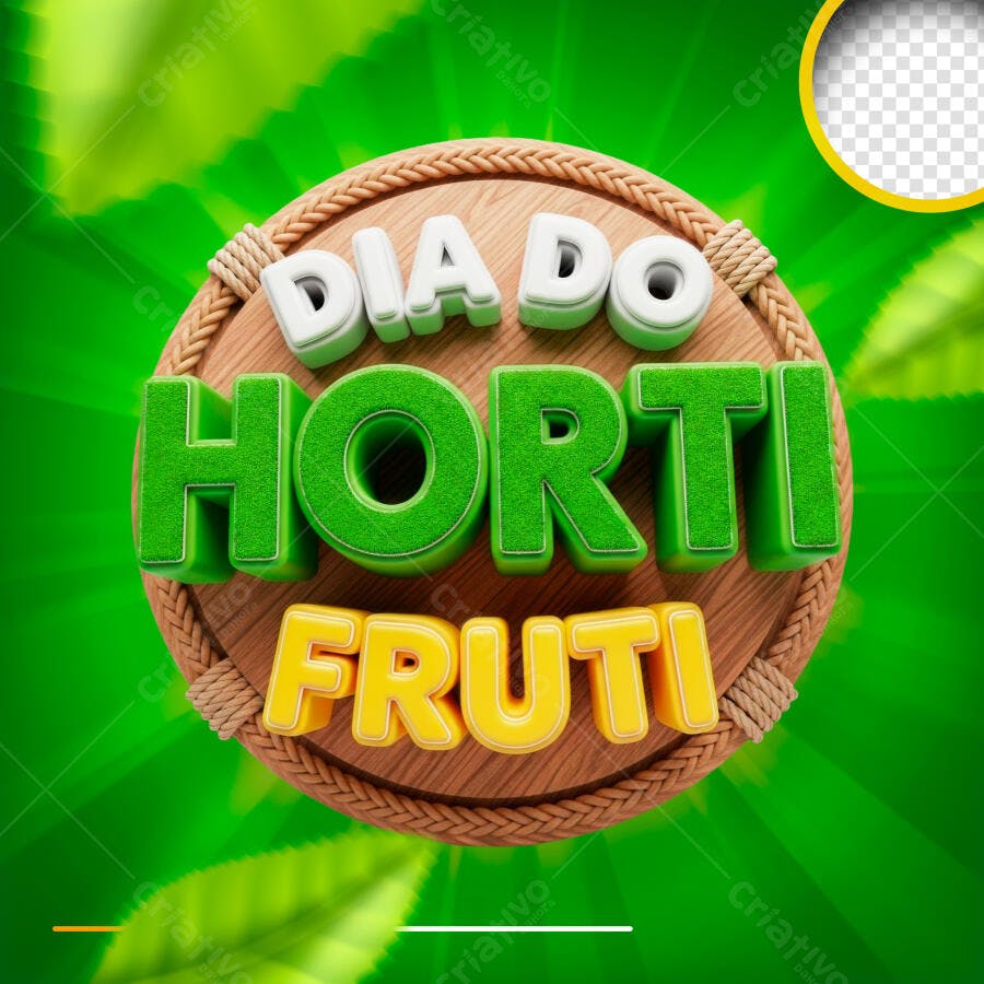 Post Dia do Hortifruti PSD Editável