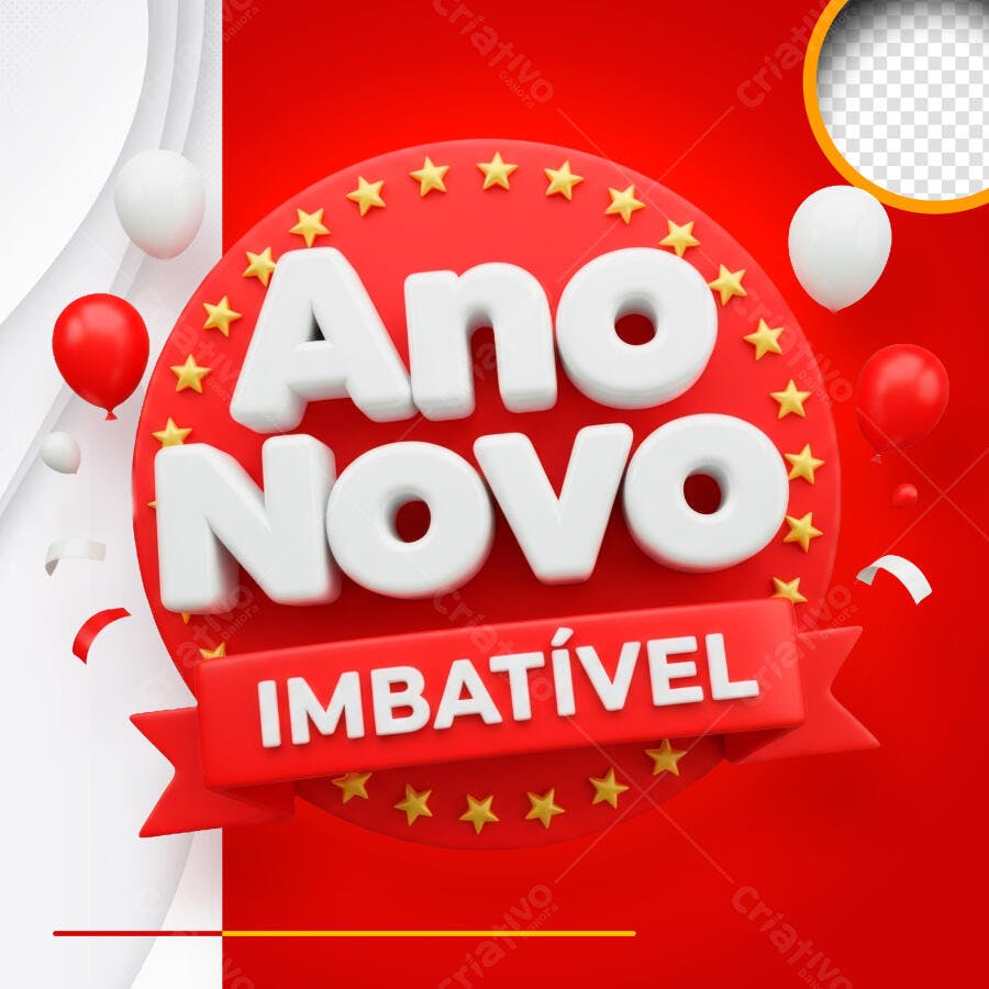 Post Instagram Ano Novo Imbatível PSD Editável