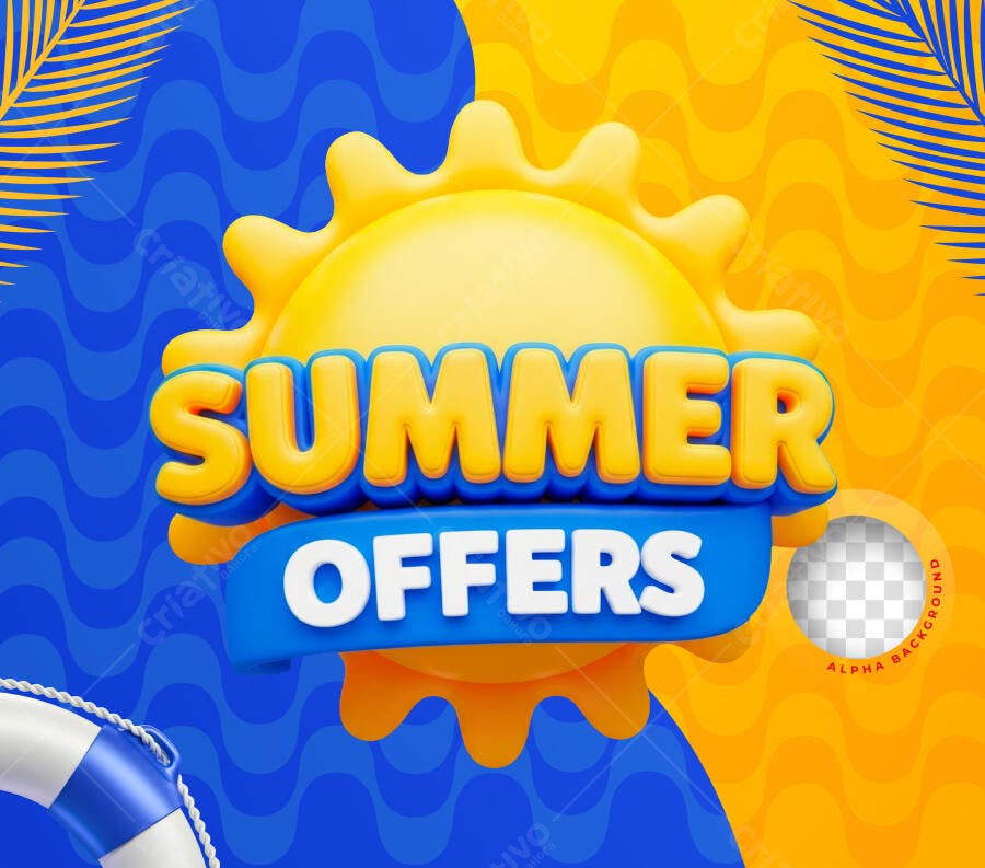 Post Instagram Verão Summer Offers PSD Editável