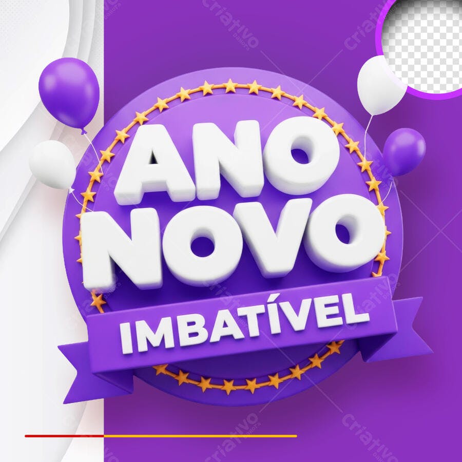 Post Instagram Ano Novo Imbatível PSD Editável