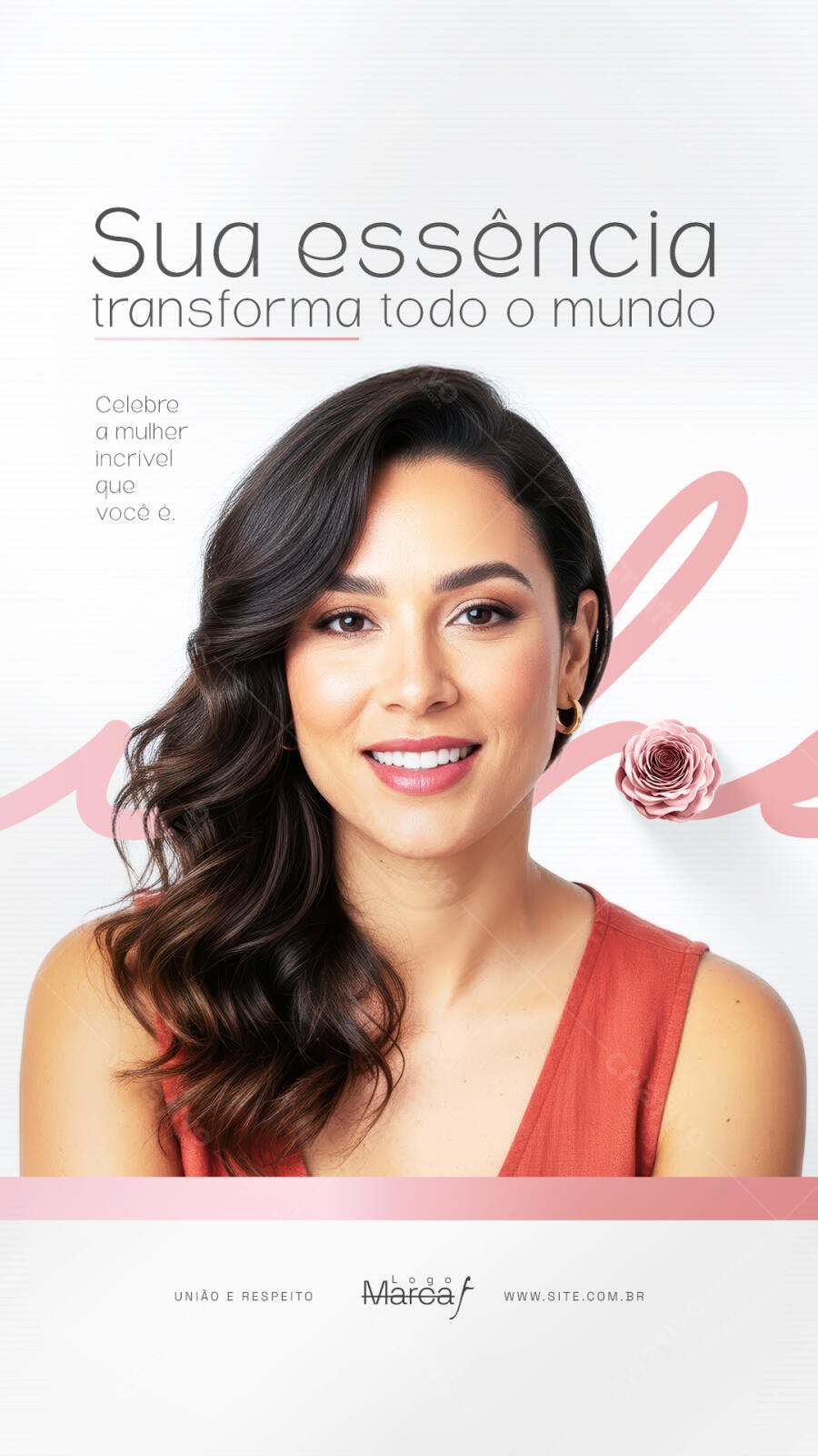 Story Dia da Mulher 8 de Março Estética PSD Editável