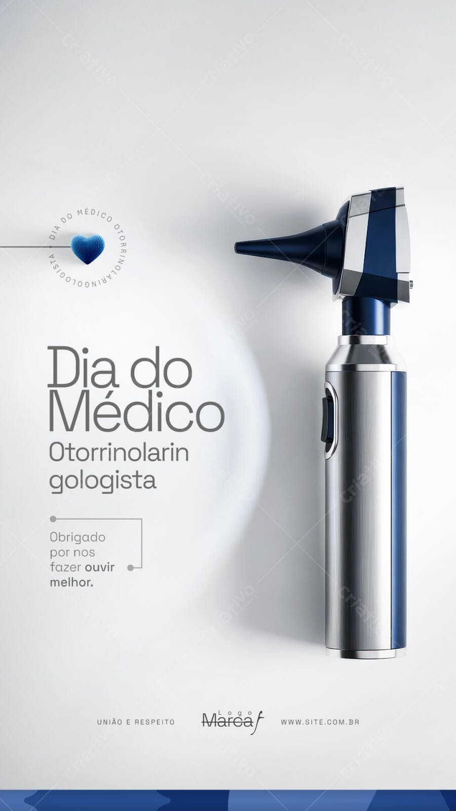 Story Dia do Médico Otorrinolaringologista PSD Editável