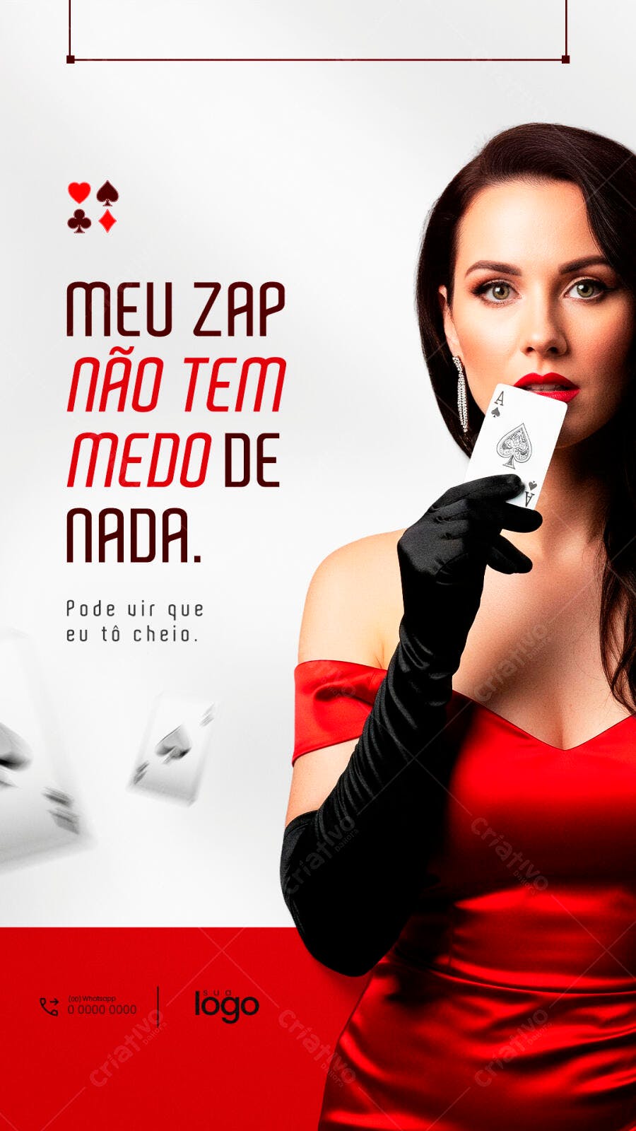 Story Instagram Jogos de Azar Cassino PSD Editável