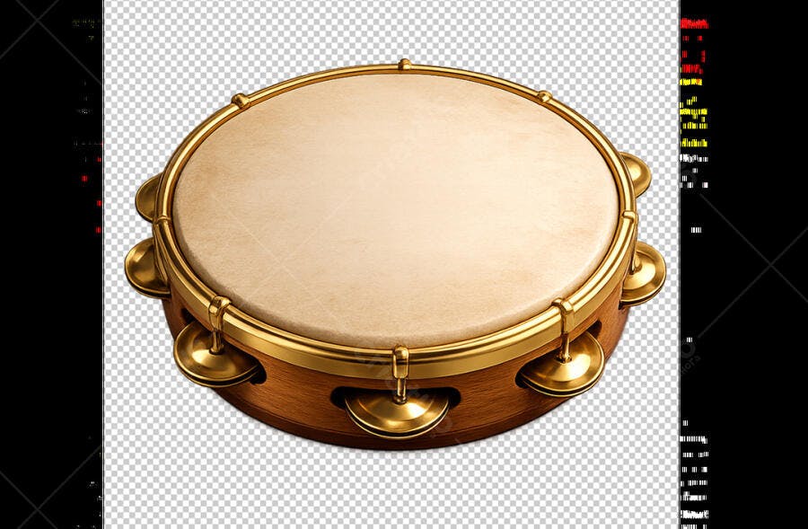 Pandeiro Instrumento Musical PSD Editável