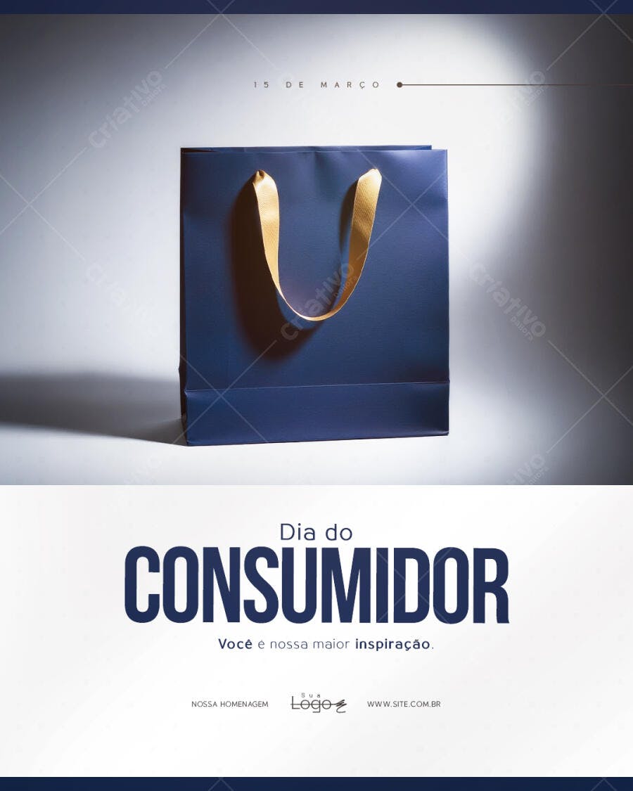 Post Instagram Dia do Consumidor 15 de Março PSD Editável
