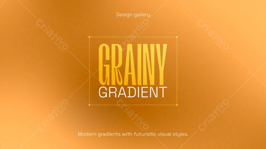 Fundo Gradiente Granulado Laranja Amarelo PSD Editável