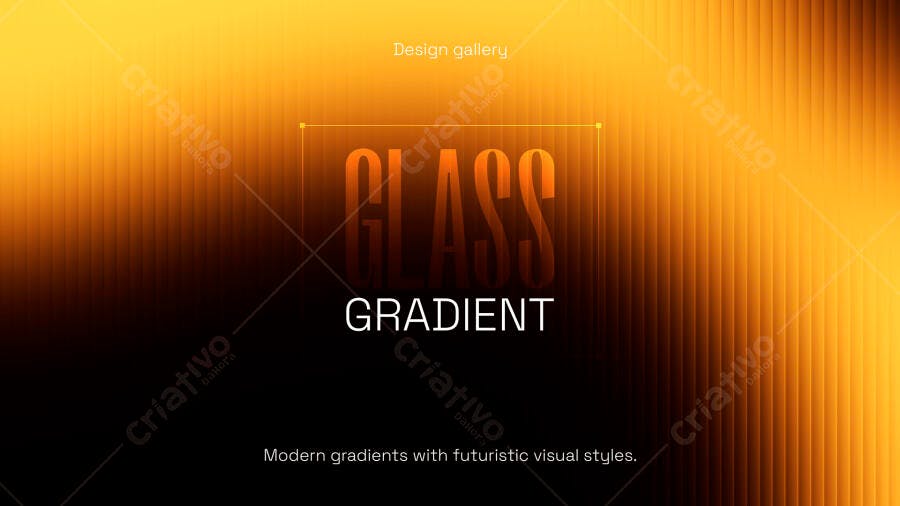 Fundo Gradiente Abstrato Laranja Preto PSD Editável