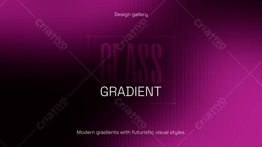Fundo Gradiente Roxo Neon Abstrato PSD Editável