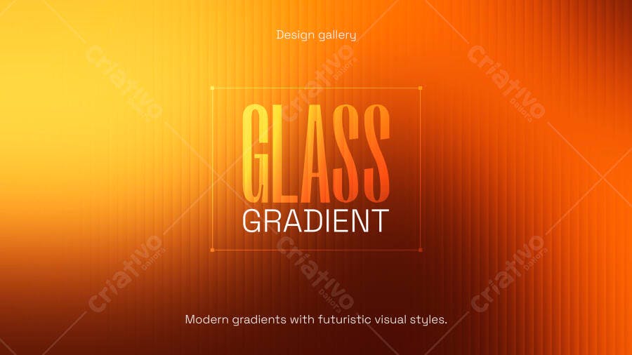 Fundo Gradiente Abstrato Laranja Amarelo PSD Editável