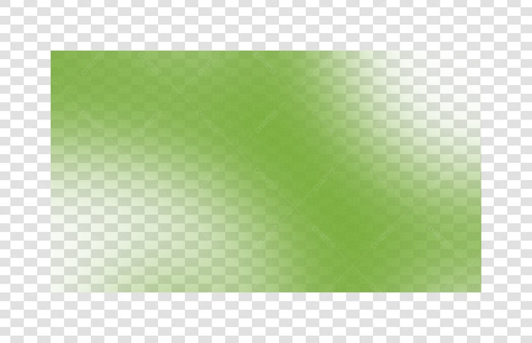 Elemento Decorativo Fundo Verde Esfumaçado PNG Fundo Transparente
