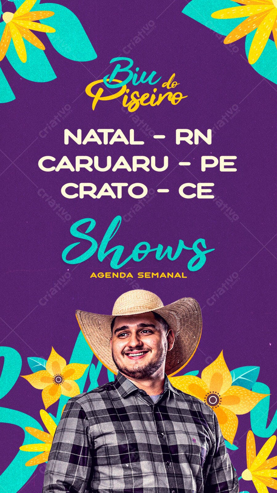 Story Instagram Festa Junina Forró PSD Editável