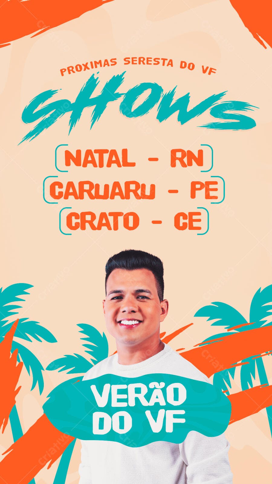 Story Instagram Shows Verão Eventos PSD Editável