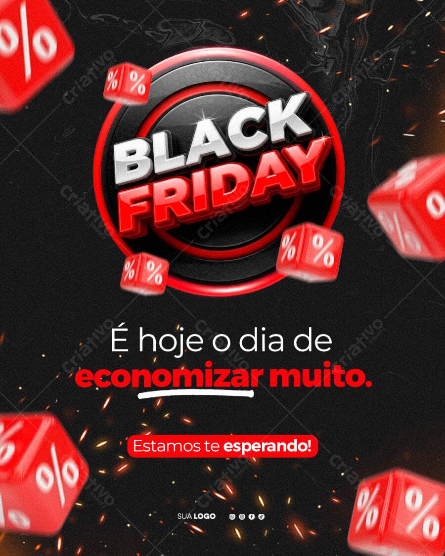 Post Black Friday Novembro Promoção PSD Editável