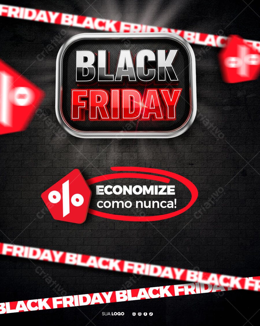 Post Black Friday Novembro Promoção PSD Editável
