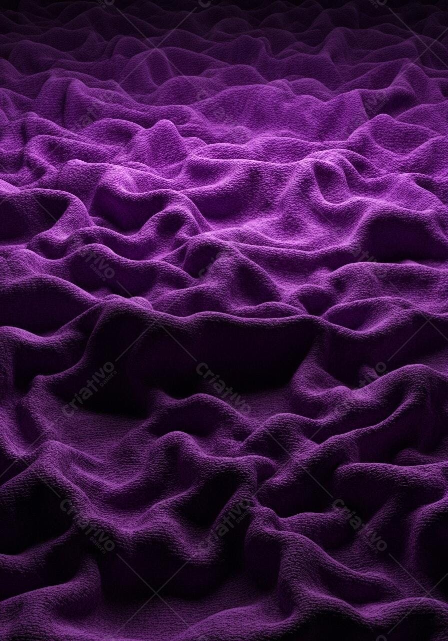 Foto Textura Tecido Roxo Ondulado Abstrato
