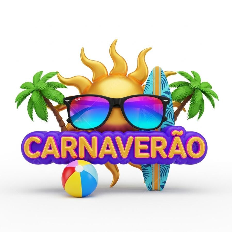 Carnaverão 3D Sol Óculos Prancha de Surf Praia