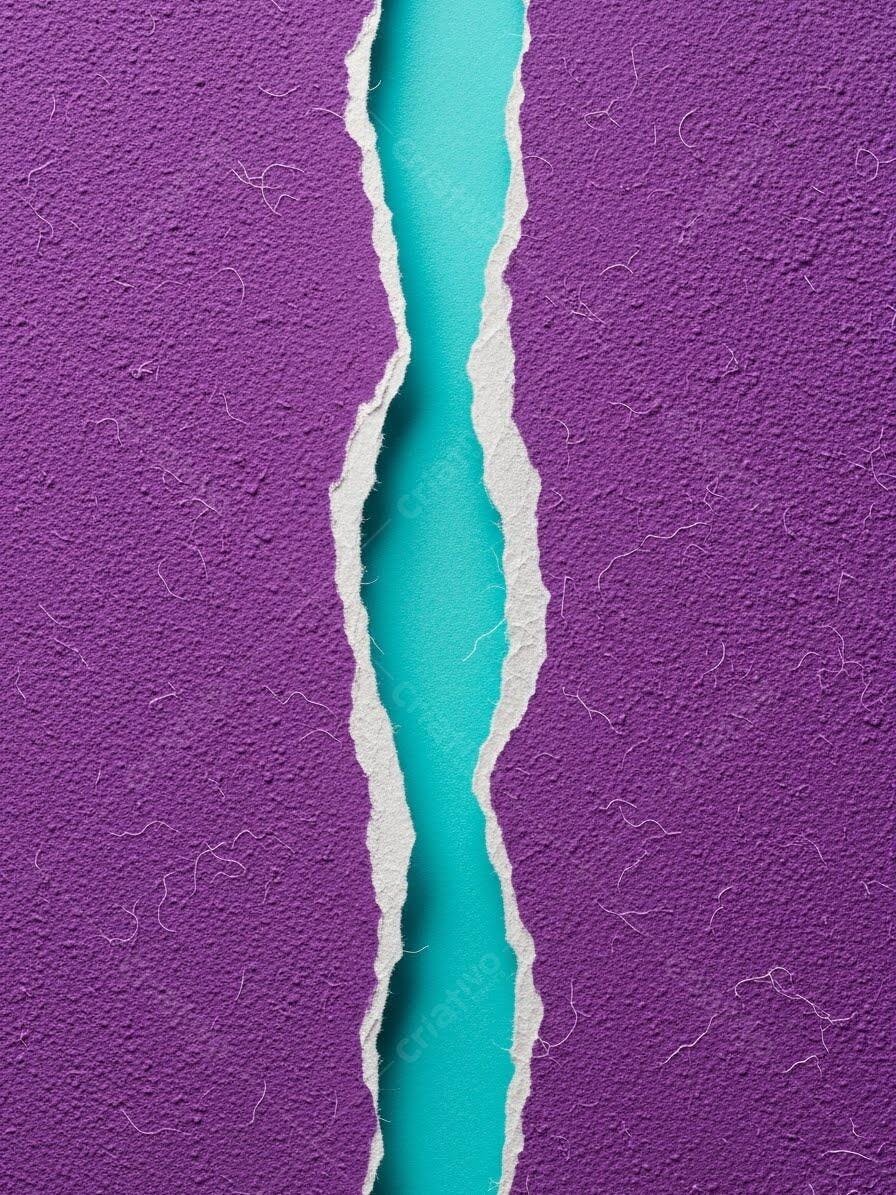 Foto Papel Rasgado Roxo e Azul Textura Fundo Abstrato